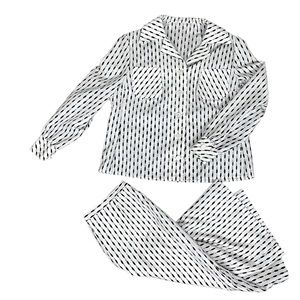 Vintage Matching Black & White Shirt and Skirt Set